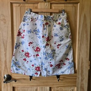 Y2K Floral Midi Skirt